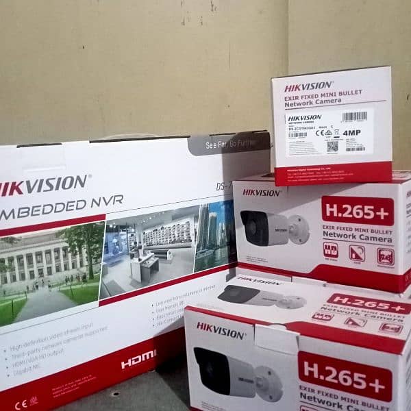 4mp hikvision ip camera and 8 channal nvr 1