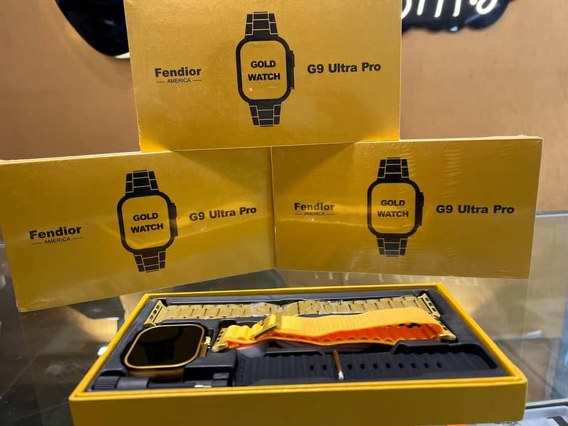 G9 Ultra Pro Smart Watch Fendior Golden Edition 2