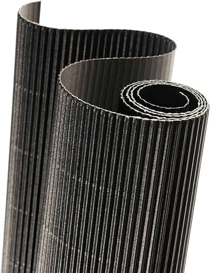 Black Wrapping Paper Black Corrugated Board Suitable for Making 3D 1