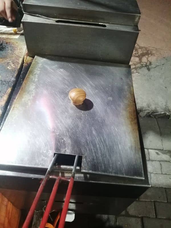 deep fryer Gass men hy 6 letar walla only 1 month use hy 1