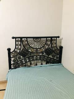 iron bed