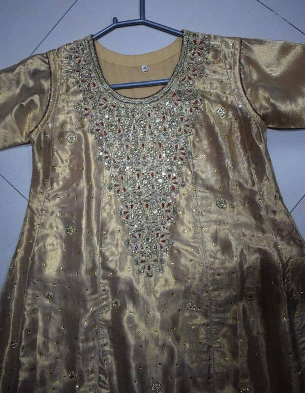 raw silk fancy frock 1