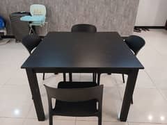 Habitt 4-Chair Dining Table Set