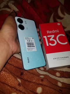 redmi 13c 6+128gb with all accessories