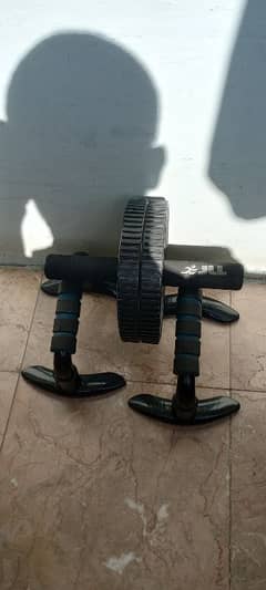 ABS Abdominal roller and push up stand