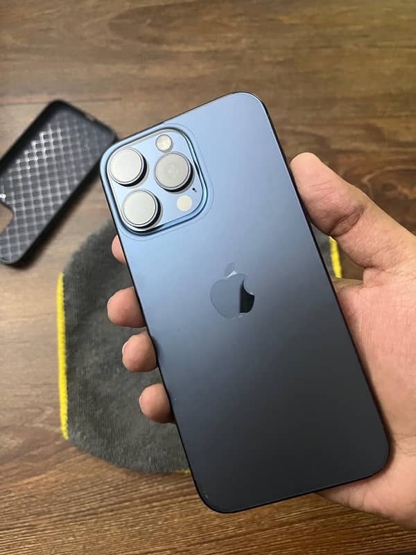 Iphone 15 Pro Max Non PTA 256GB Blue Titanium 16