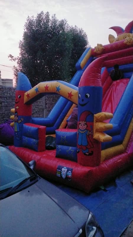 jumping castle / rides / kids / jhuly / token /  swings / game / bacho 13