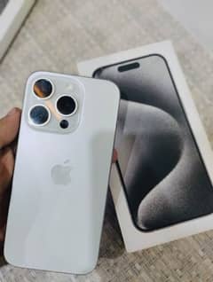 iPhone 15 pro jv white titanium 128gb