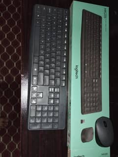 Logitech Wireless Keyboard + Mouse (Combo) with Box for Sale