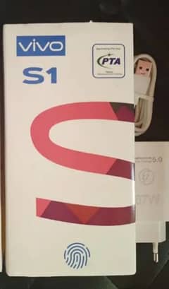 vivo s1 original mobile not kit with boxx and charger pta approved