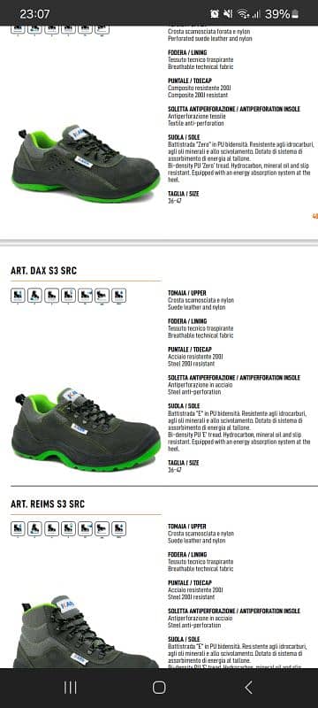 KARIN SAFETY FOOTWEAR GREEN GREY SHOES 4