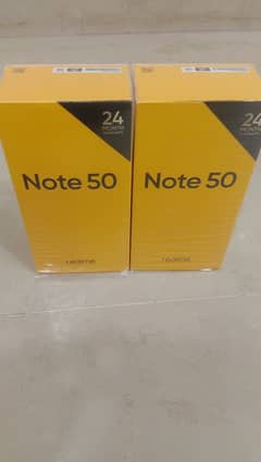 Realme Note 50 Box pack company warranty 24 month