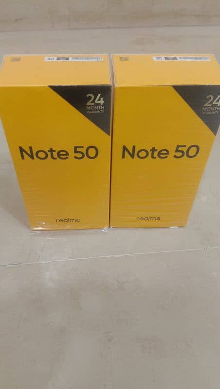 Realme Note 50 Box pack company warranty 24 month 0