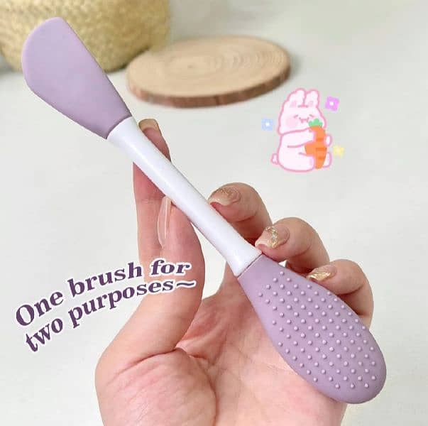 Soft Bristle Lip Scrub Brush is a gentle, effective cleansing tool 1