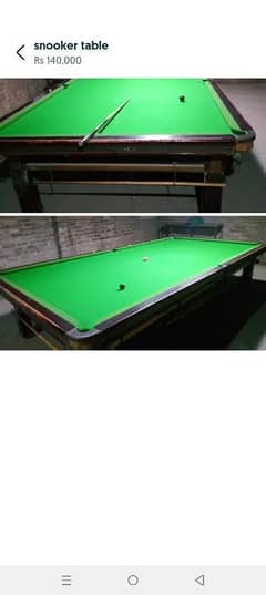 6.12 snooker table