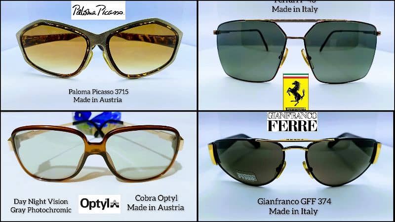 Original Jaguar Gold Plated Persol Ferrari Hilton Ray Ban Levis Rayban 10