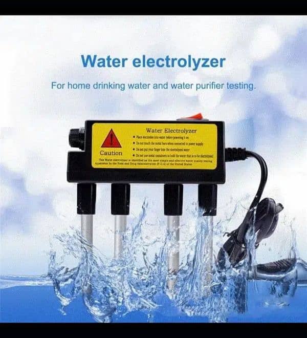 TDS Water Purifier Electrolyzer test / electrolysis of water to 6