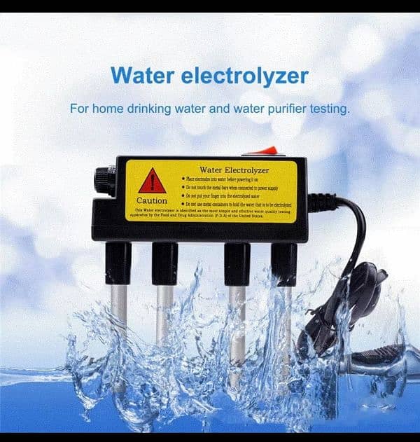 TDS Water Purifier Electrolyzer test / electrolysis of water to 8