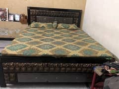 iron bed with matres like a brandnew condition