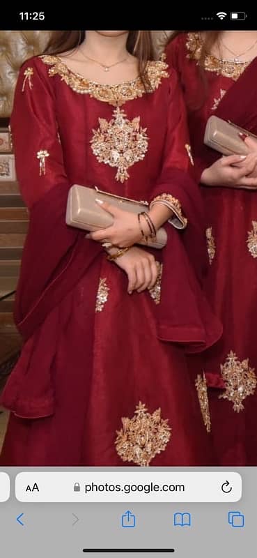 Baraat  Maxi (Maroon shade) 1