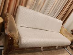 wooden structure sofa combed