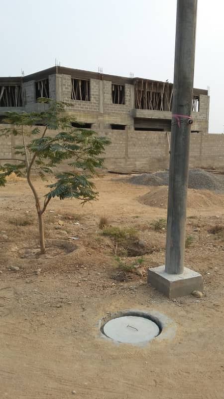 240 SQUARE YARDS LEASED PLOT FOR SALE IN BLOCK 4 SAADI GARDEN SCHEME 33 KARACHI 2