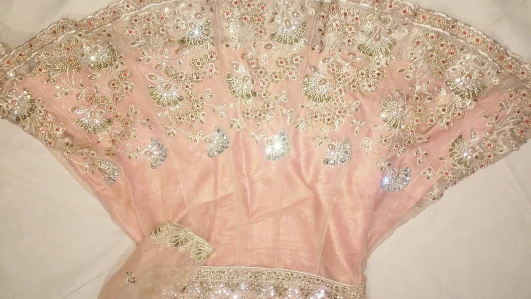 The Allure of Peach:  Beautiful Peach Colour Lehenga Dress 1