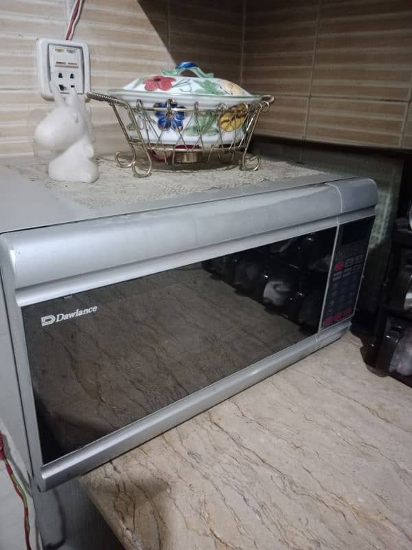 full size microwave with grill 0