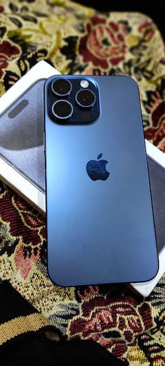 iphone 15 pro max jv 256gb blue titanium