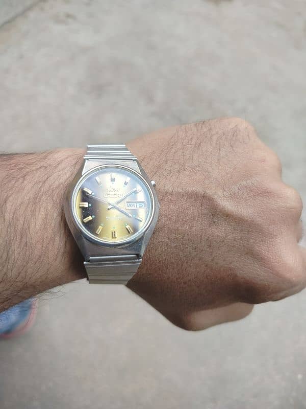 Antique Orient Vintage west end citizen Favre Leuba Seiko 5 watch Omax 1