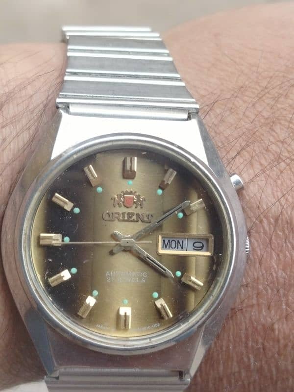 Antique Orient Vintage west end citizen Favre Leuba Seiko 5 watch Omax 2