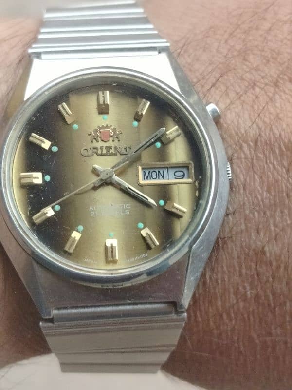 Antique Orient Vintage west end citizen Favre Leuba Seiko 5 watch Omax 0