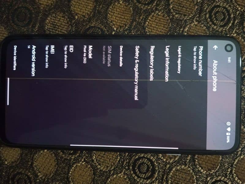 Google pixel 4a 5g pta approved one hand used no problem 4