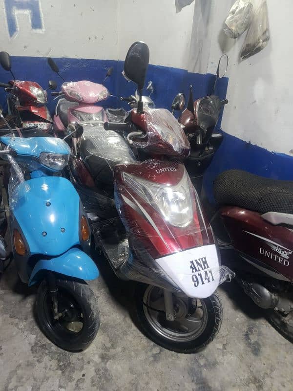 scooty 49cc cc  and united automatic scooter available 13