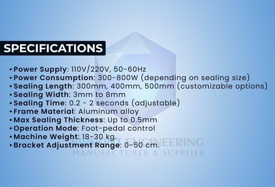 Pedal Foot Impulse Sealing and Packing Machine | Plastic Sealer 3