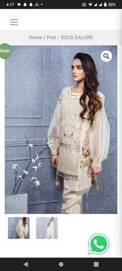 panache by Mona embroidery dress.