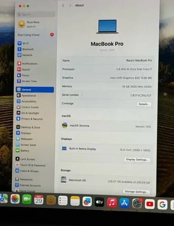 Macbook Pro 2019 for sale 1