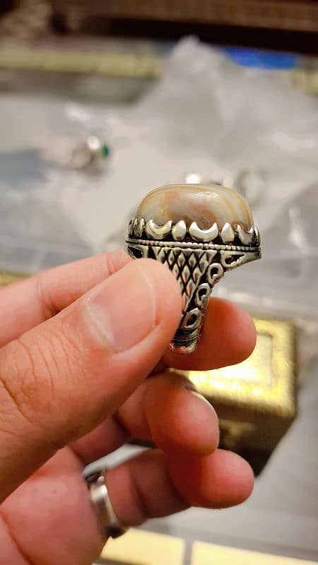 Turkish Suleimani Stone Ring Original 8