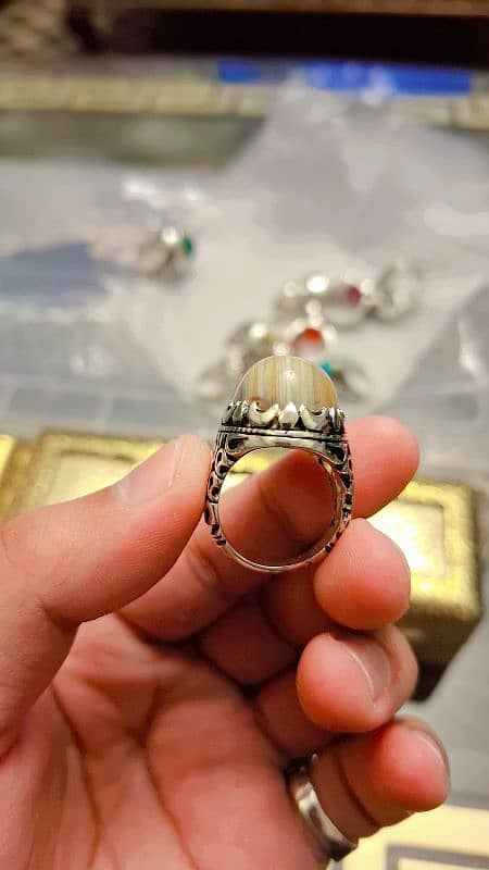 Turkish Suleimani Stone Ring Original 9