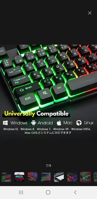 Waterproof Gaming Key Board RGB with Removeable Switches 0