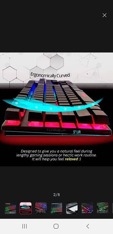 Waterproof Gaming Key Board RGB with Removeable Switches 2