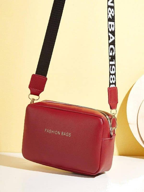 Girl's PU Leather Printed Shoulder Bag 2