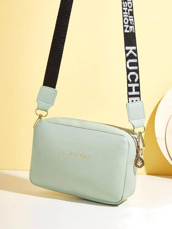 Girl's PU Leather Printed Shoulder Bag 6