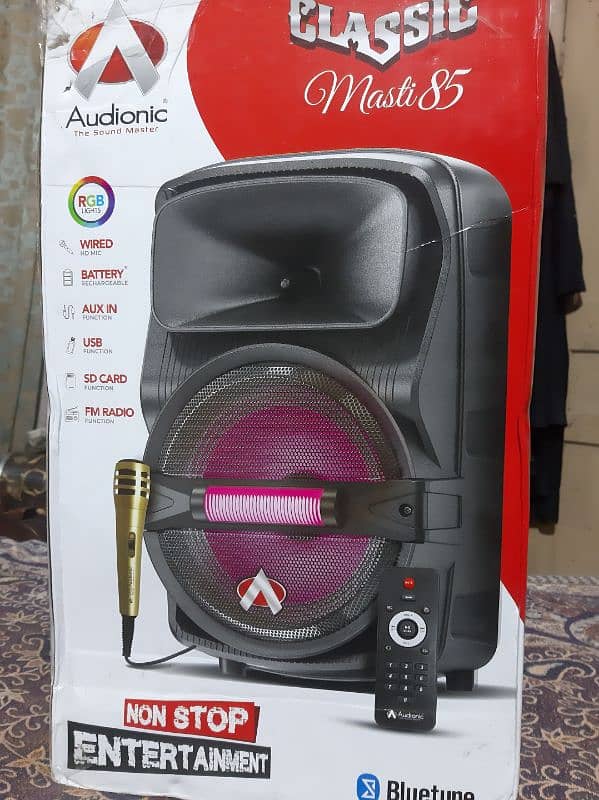 Audionic Masti 85 brand New Speaker with full Box 0