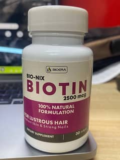 Bio nix · Helps in better growth of hair and nails. ·