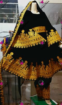 brand New Luxury Embroidered Frock traditional dresses