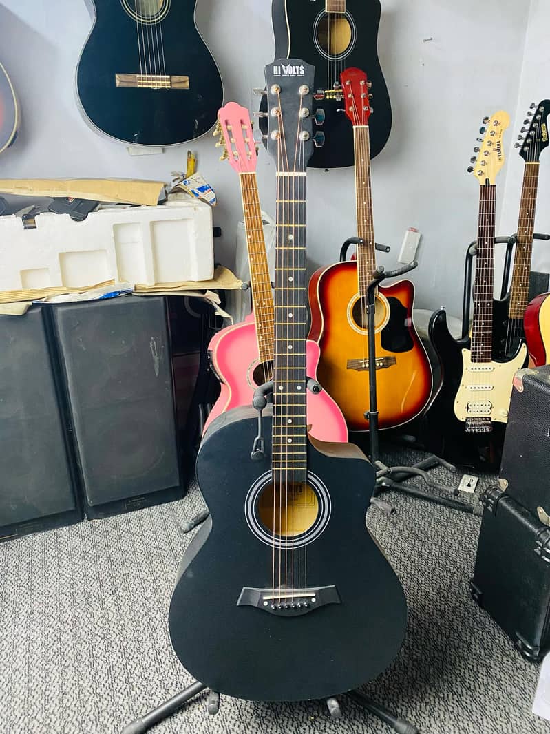 Guitars Acoustic Bignners professhional imported at happy guitar club 17