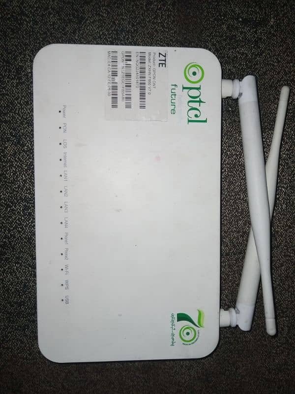 PTCL Fibre Modem + Router 0