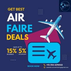 ALL INTERNATIONAL AND DOMESTIC AIRLINES TICKETS AVAILABLE