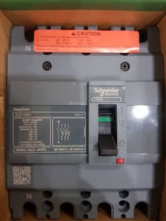 100A 3Pole MCCB EZC100N4100 by Schneider Electric.